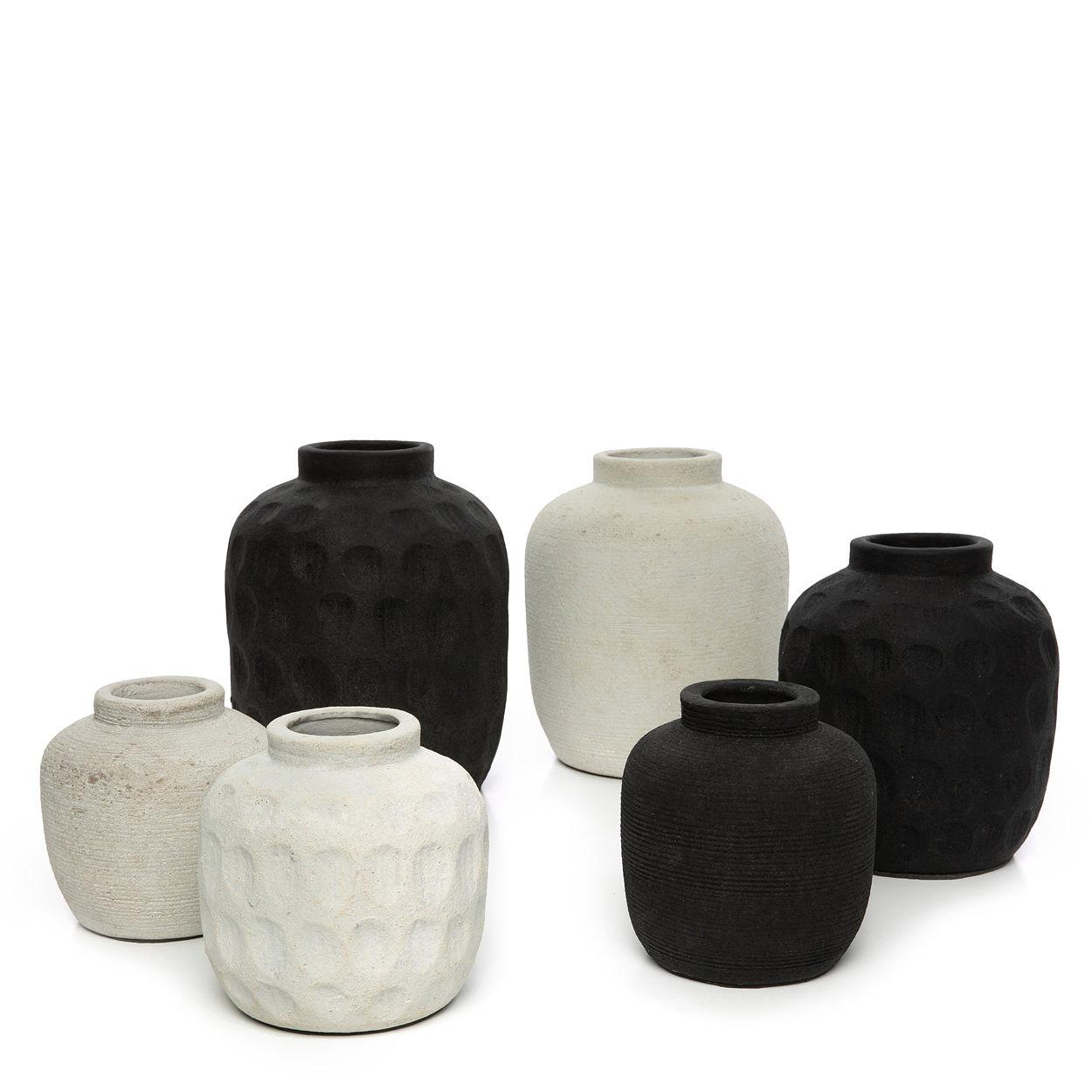 Peaky Vase Schwarz 5