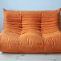 Togo Lounge Set Textil 2-tlg. Orange 1