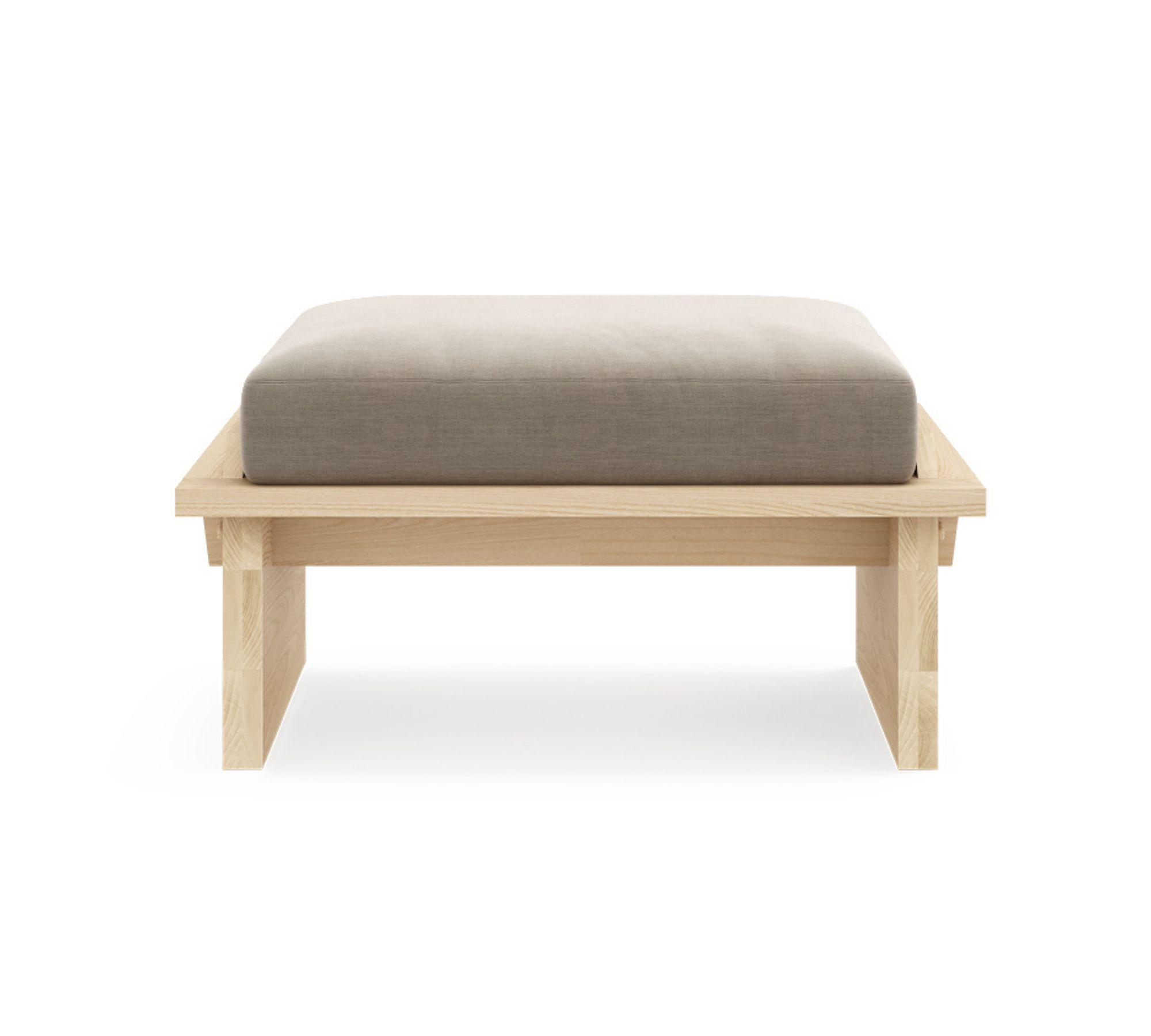 Wilson Ottoman / Coffee Table Removable Cushion Forest Mole 1