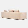  Kopenhaga Sofa 3-Sitzer Velour Beige 4