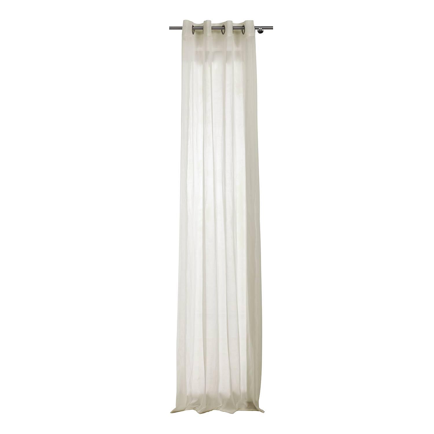 Ösenschal Pure Polyester Ecru 135 x 300 cm 1