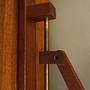 Scissor Wandleuchte Teakholz 1970er Jahre 5
