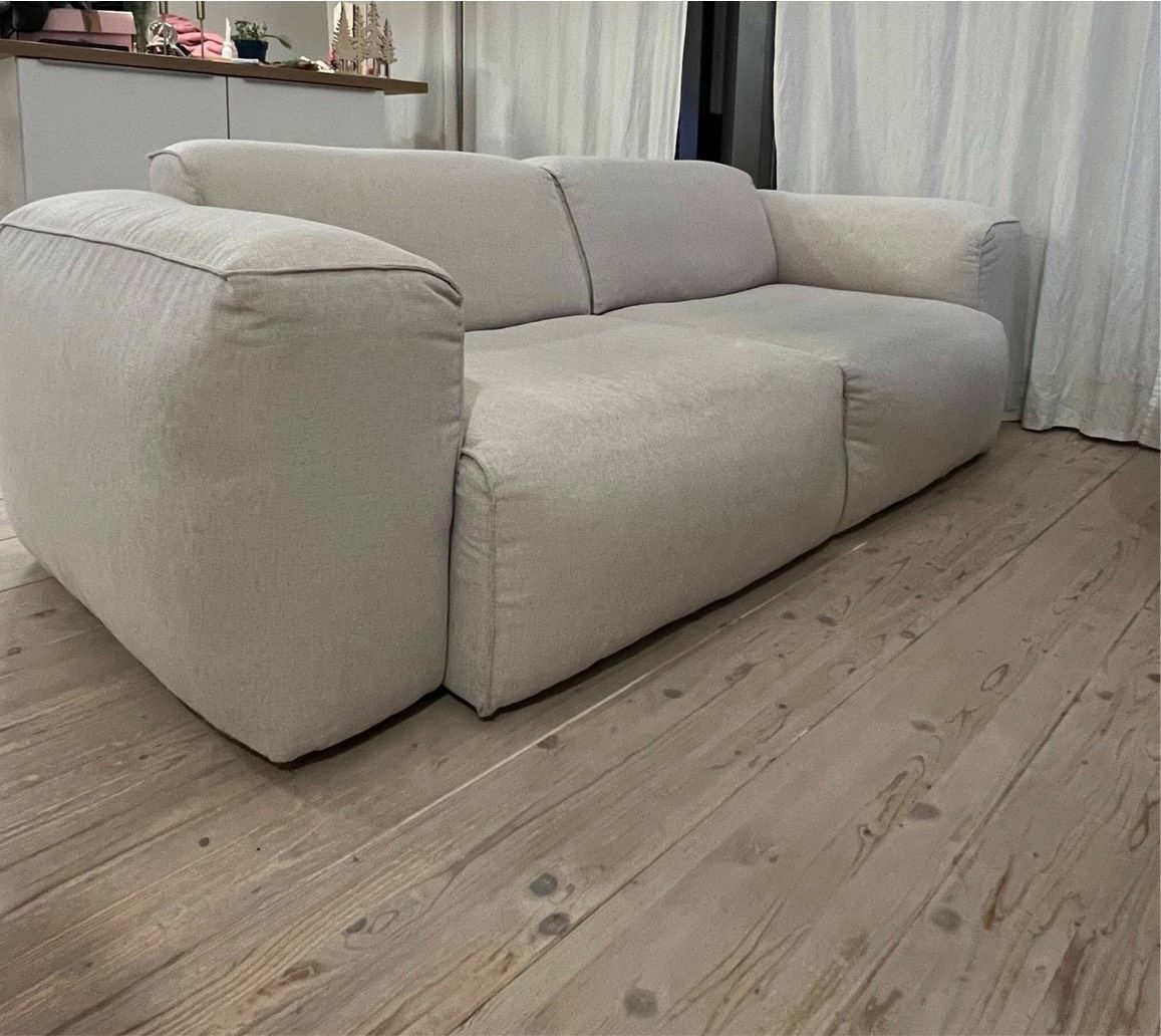 Hudson Sofa 2-Sitzer Textil Beige 0