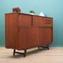 Vintage Highboard Teakholz Braun 1960er Jahre 5