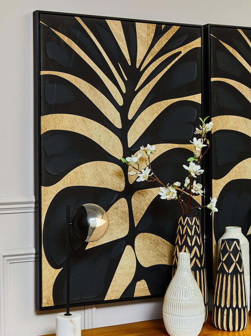 Arlo Große Vase Holz Schwarz Braun 6