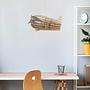 Antoine Pendant Light Airplane Wood 5