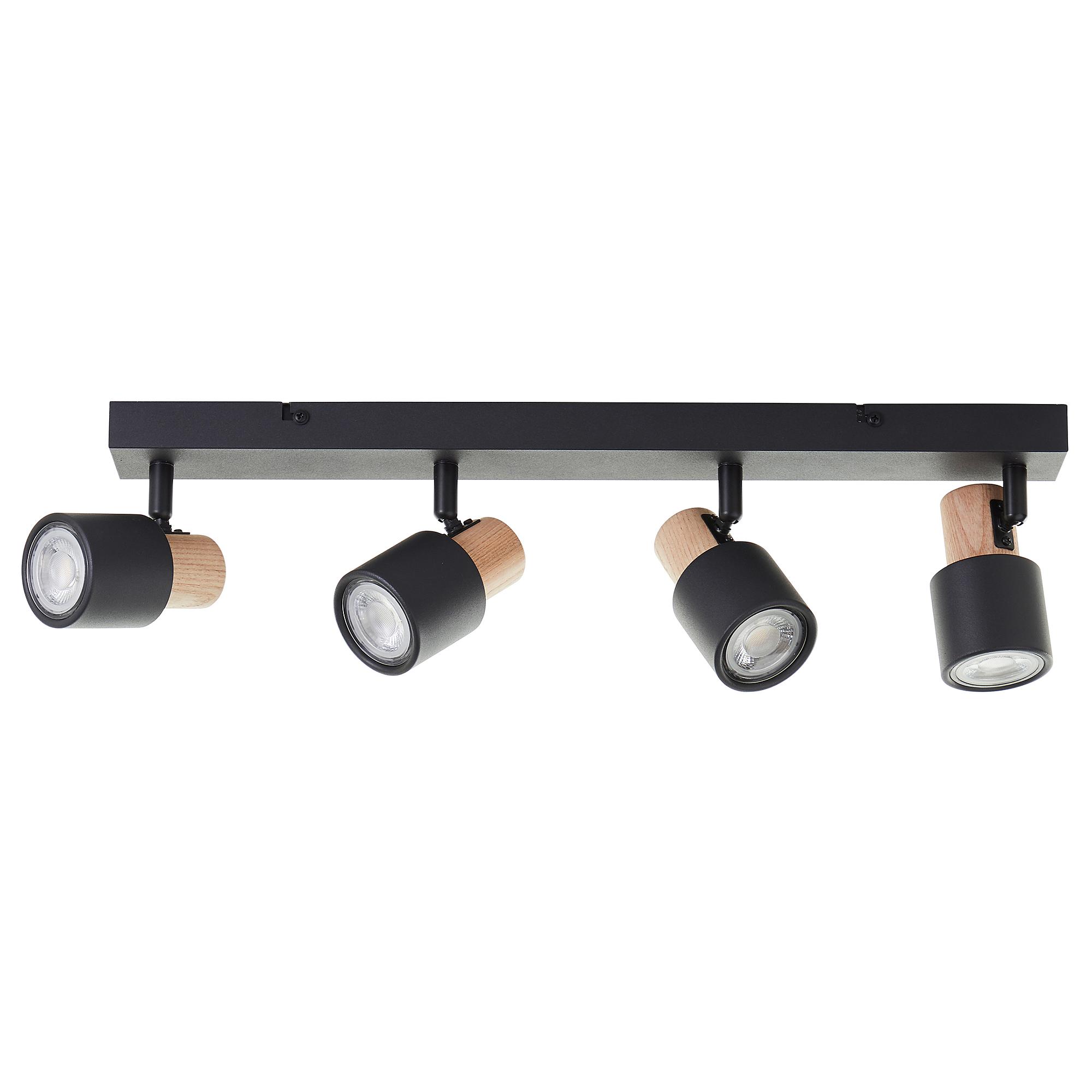 Pini Deckenstrahler Esche Eisen 4-flammig 1