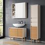 Washbasin base cabinet CAVA Pine Solid Beige 2