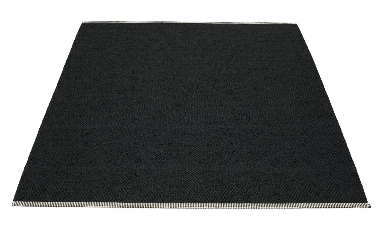 Mono Teppich Schwarz 0