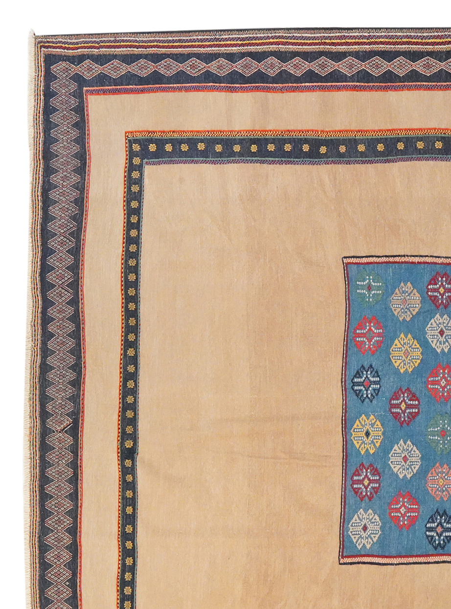 Sumak Afshar Teppich Wolle Beige 1