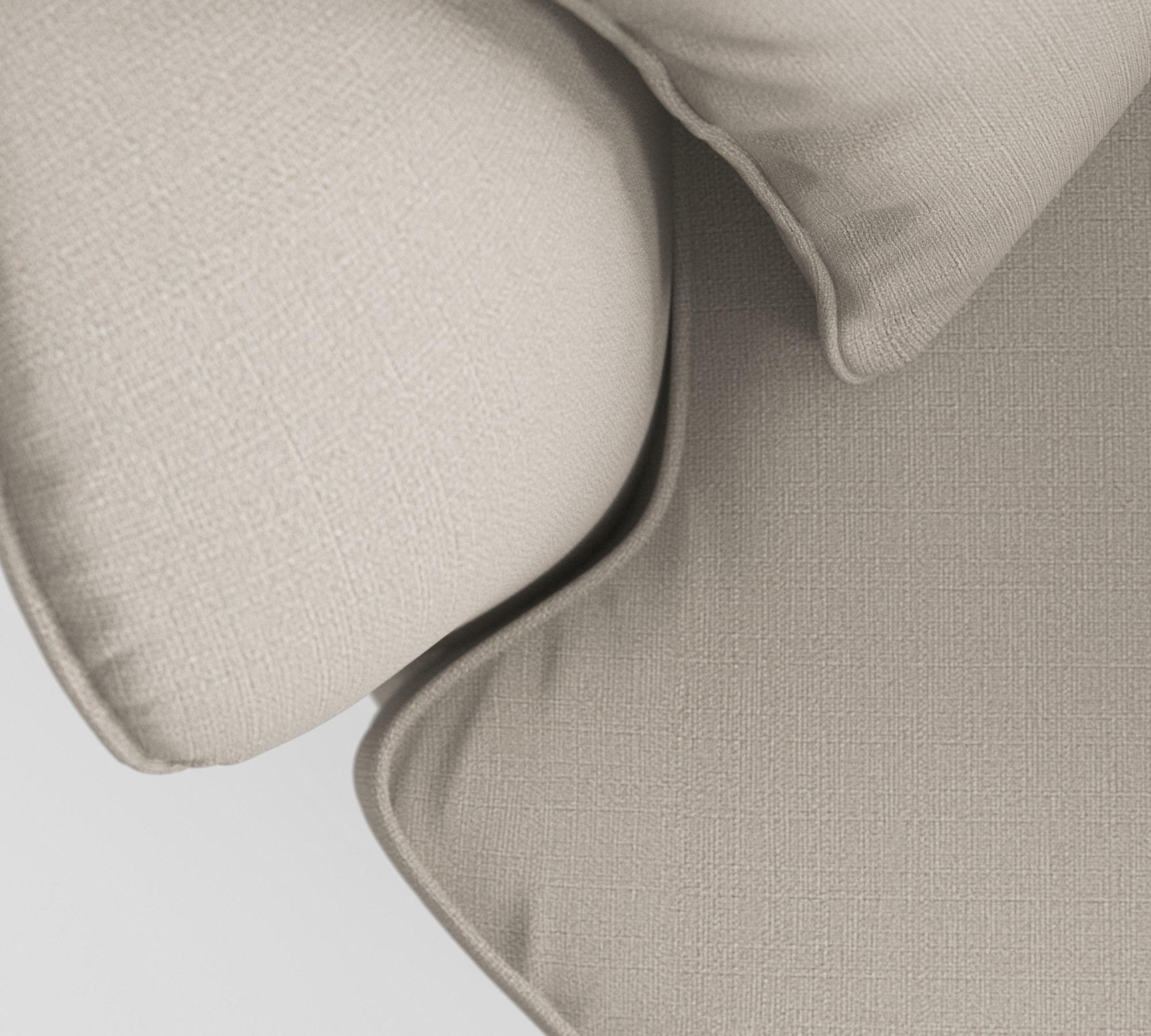 Drehbarer Sessel Vendôme helles Beige 5