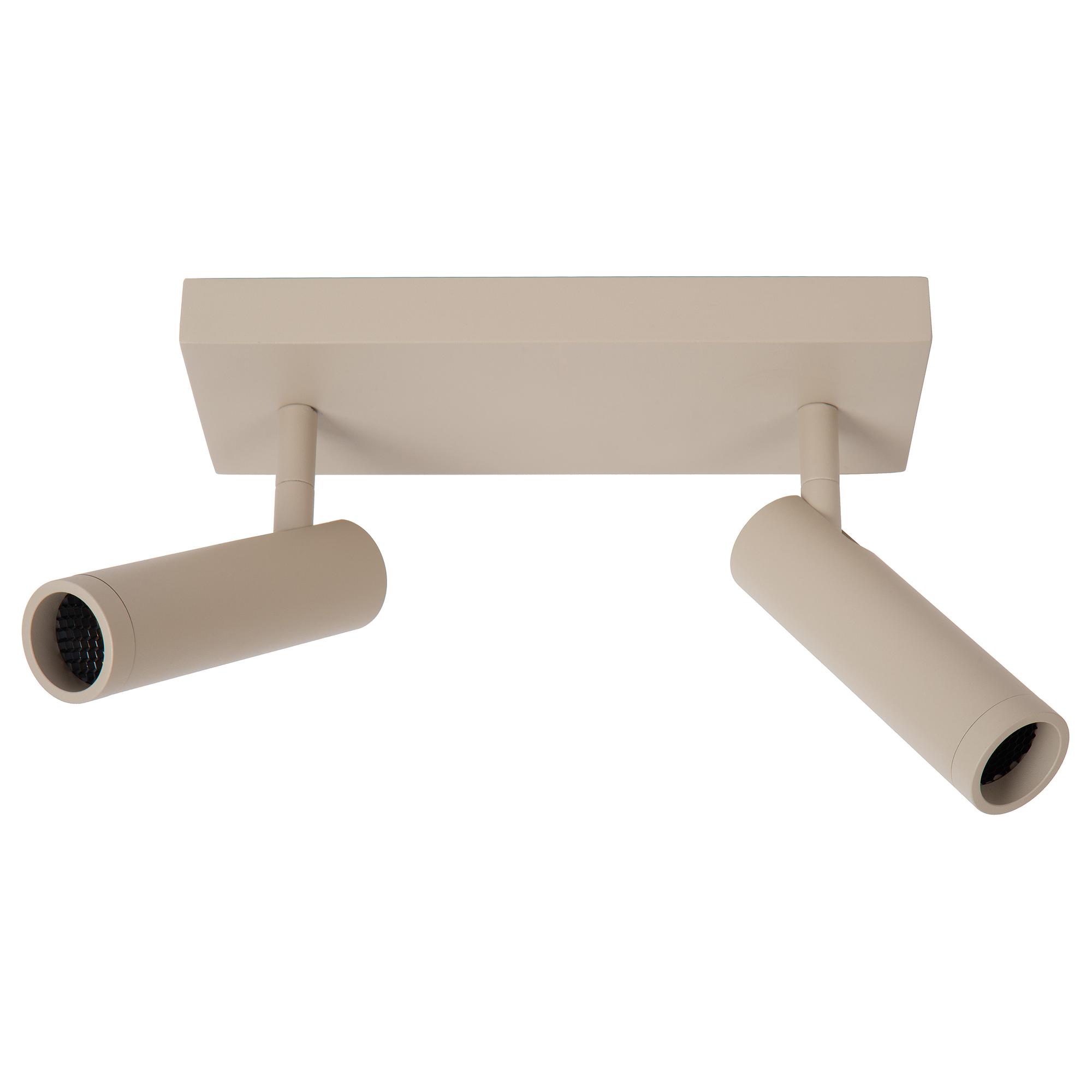 2-Flammig Grado Typ A Deckenleuchte Aluminium Beige 2