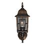 Wall lamp Volturno TypeA cast aluminum rust brown 2