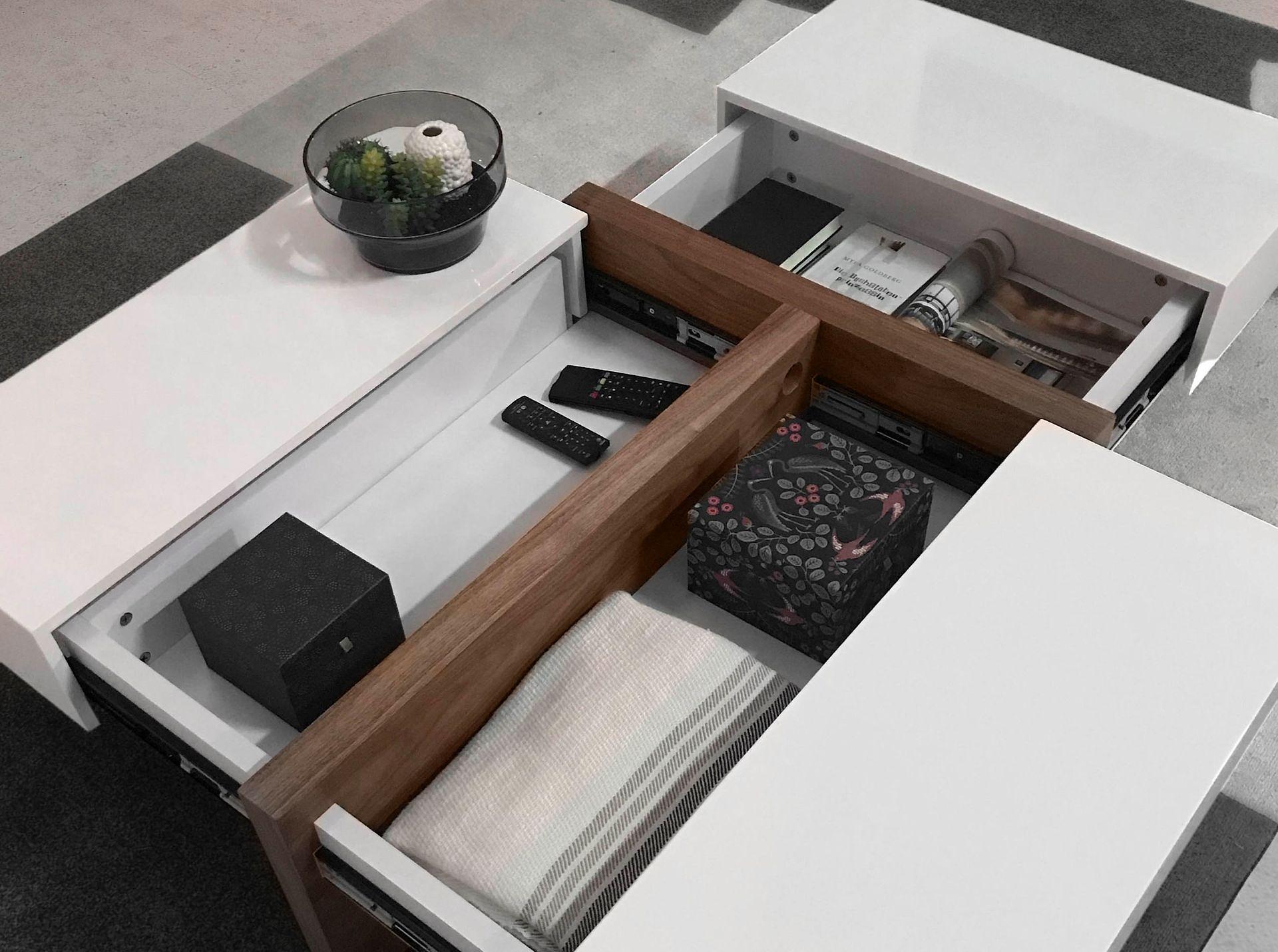 Table Walnut wood White 4