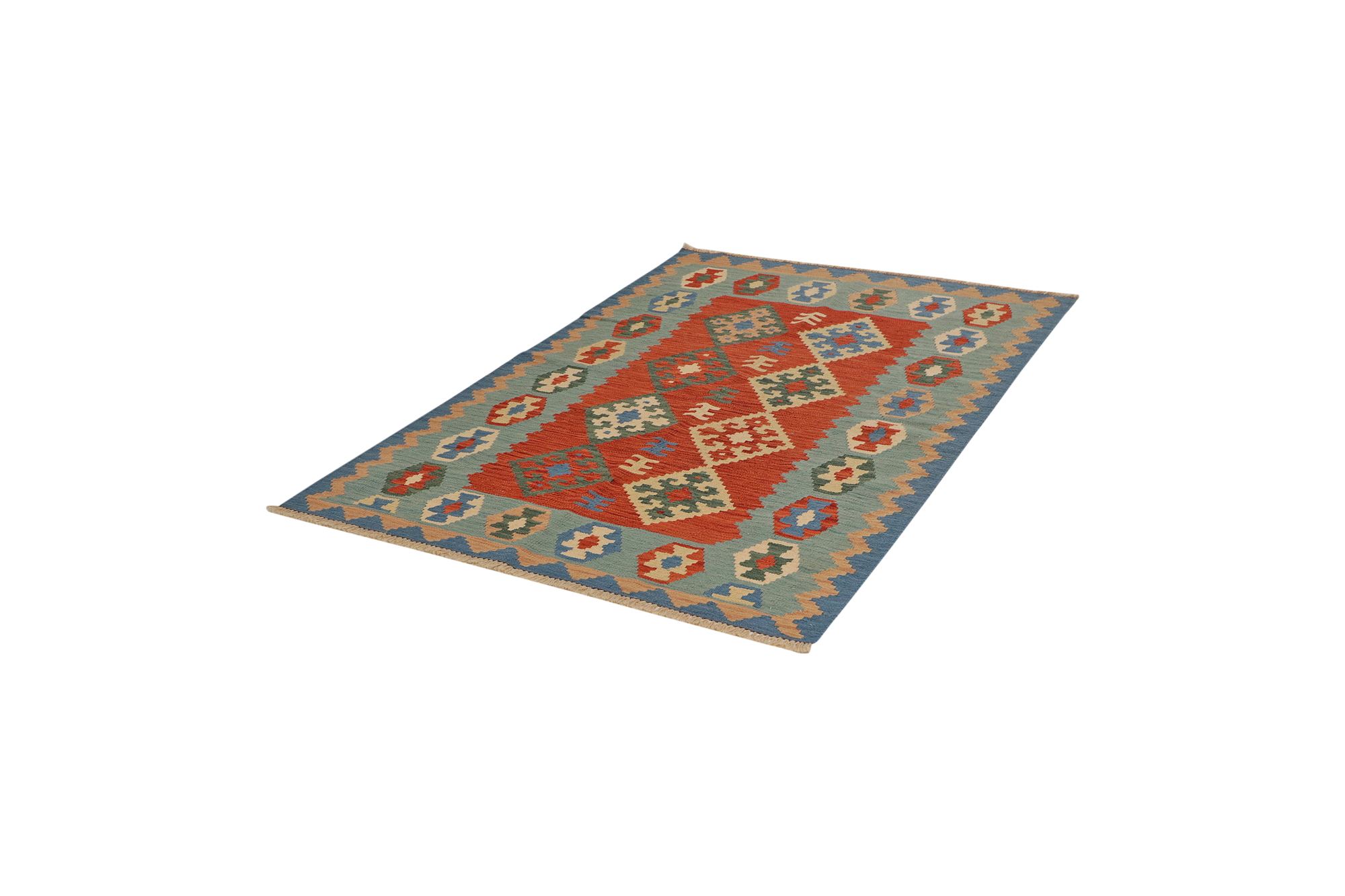 Kelim Gashgai Rug Wool Multicolored 3