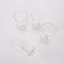 4x Glasses Transparent 5