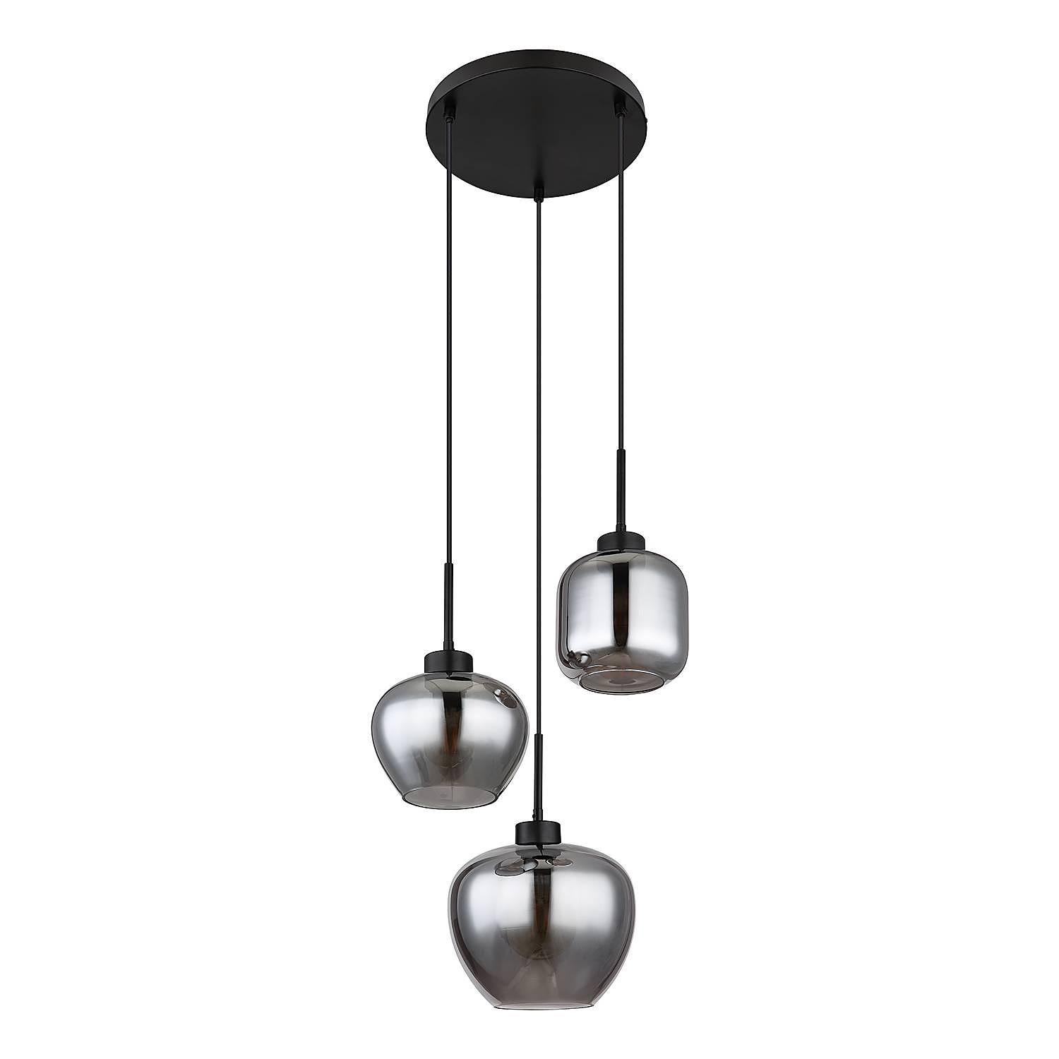 Pendelleuchte Matt Typ A Farbglas Schwarz 3