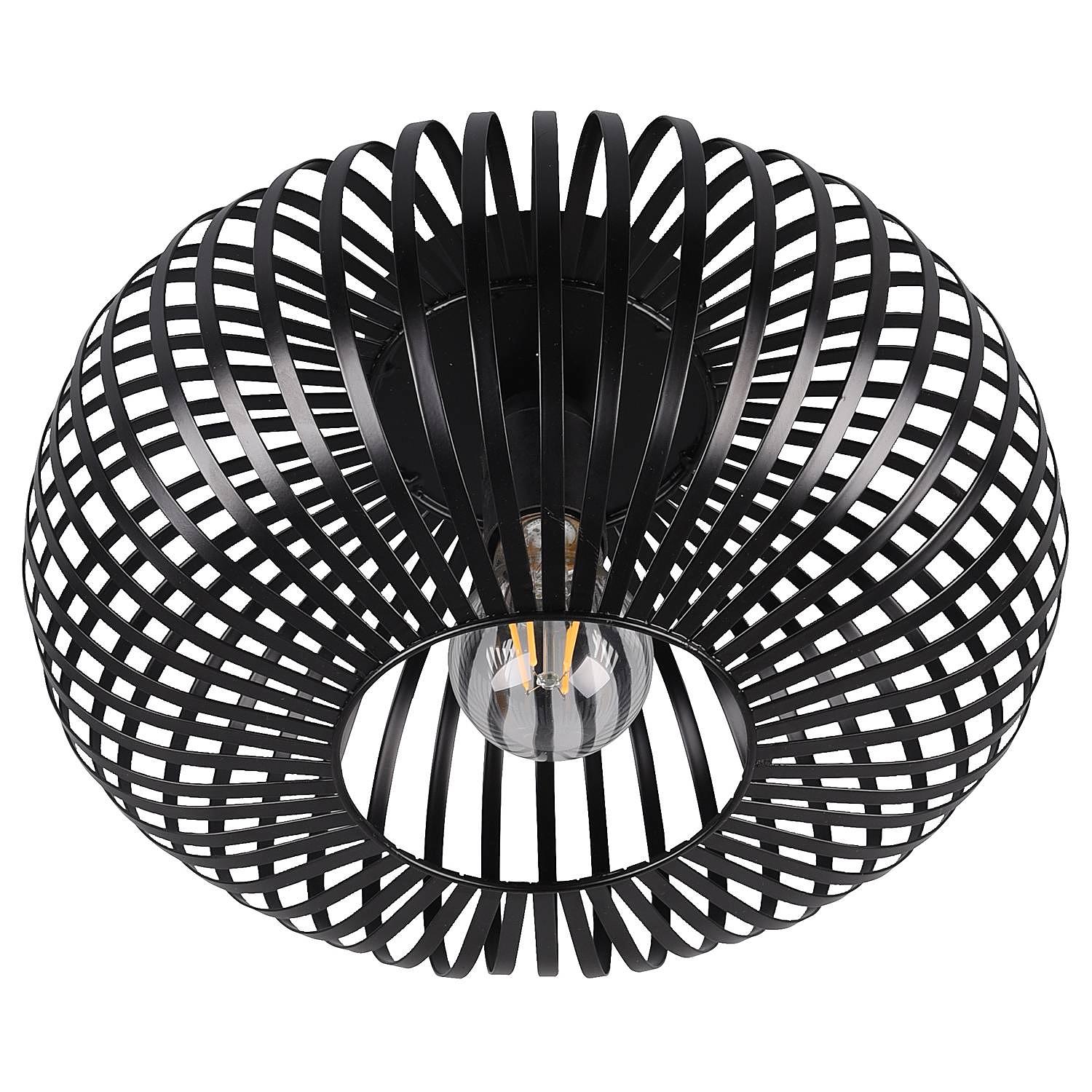 Deckenleuchte Johann Schwarz Ø 30cm 4