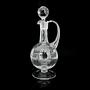 Vintage Wasserkrug Glas Transparent 1950er Jahre 0