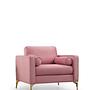 Rome Ohrensessel Rosa 4