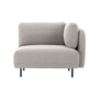 Ellis 1-Sitzer Eckmodul abnehmbare Armlehne Agnes Brown 0
