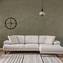 Mustang Sofa L Chaise Longue Right Beige 0