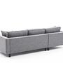 Kale Sofa Chaise Lounge Left Grey 5
