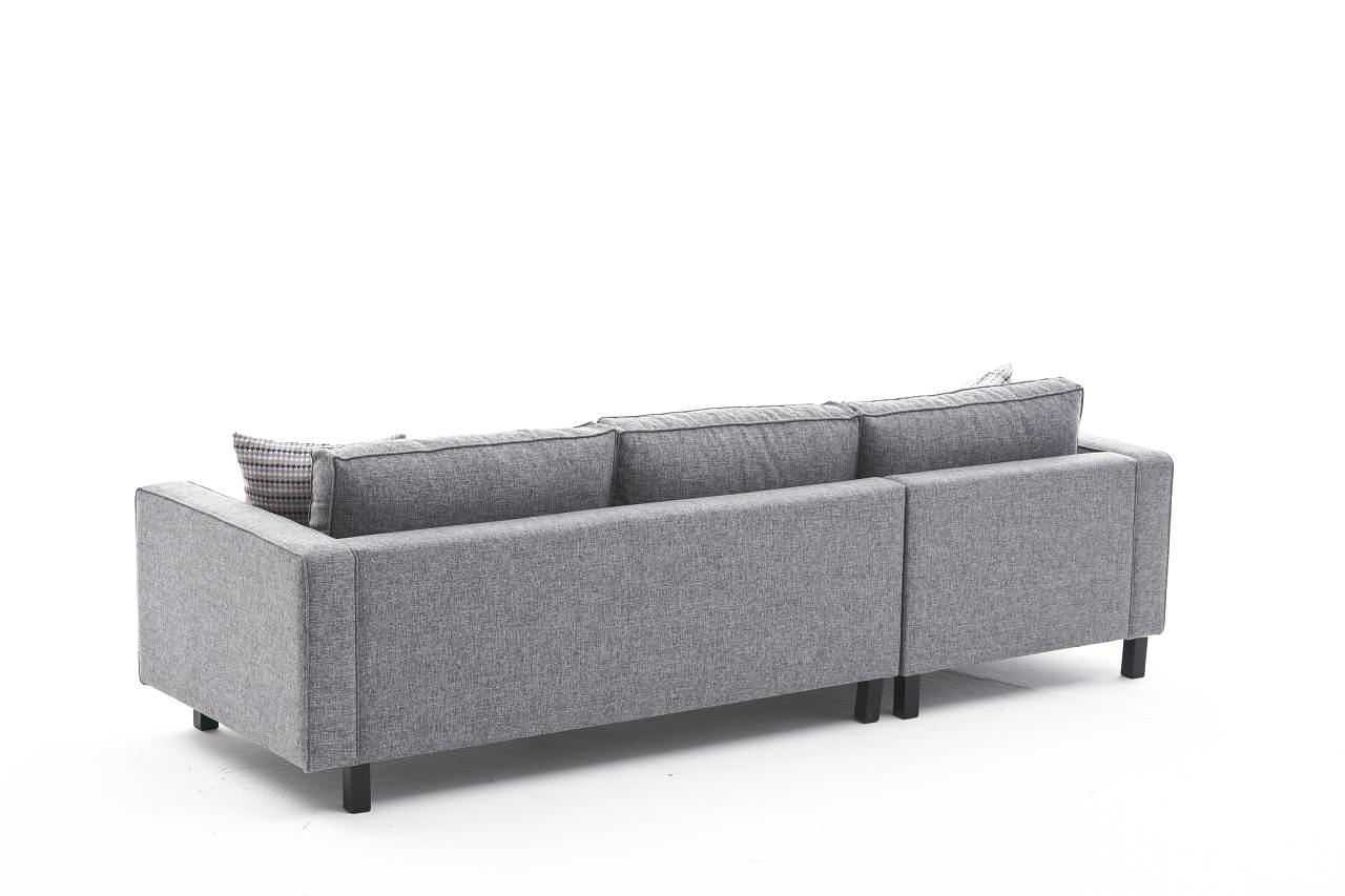 Kale Sofa Chaise Lounge Left Grey 5