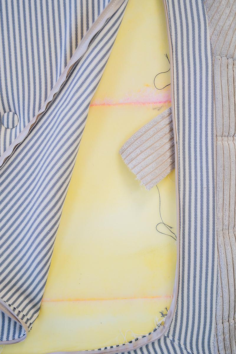 Togo Divano 3 posti Velluto a coste Beige 6