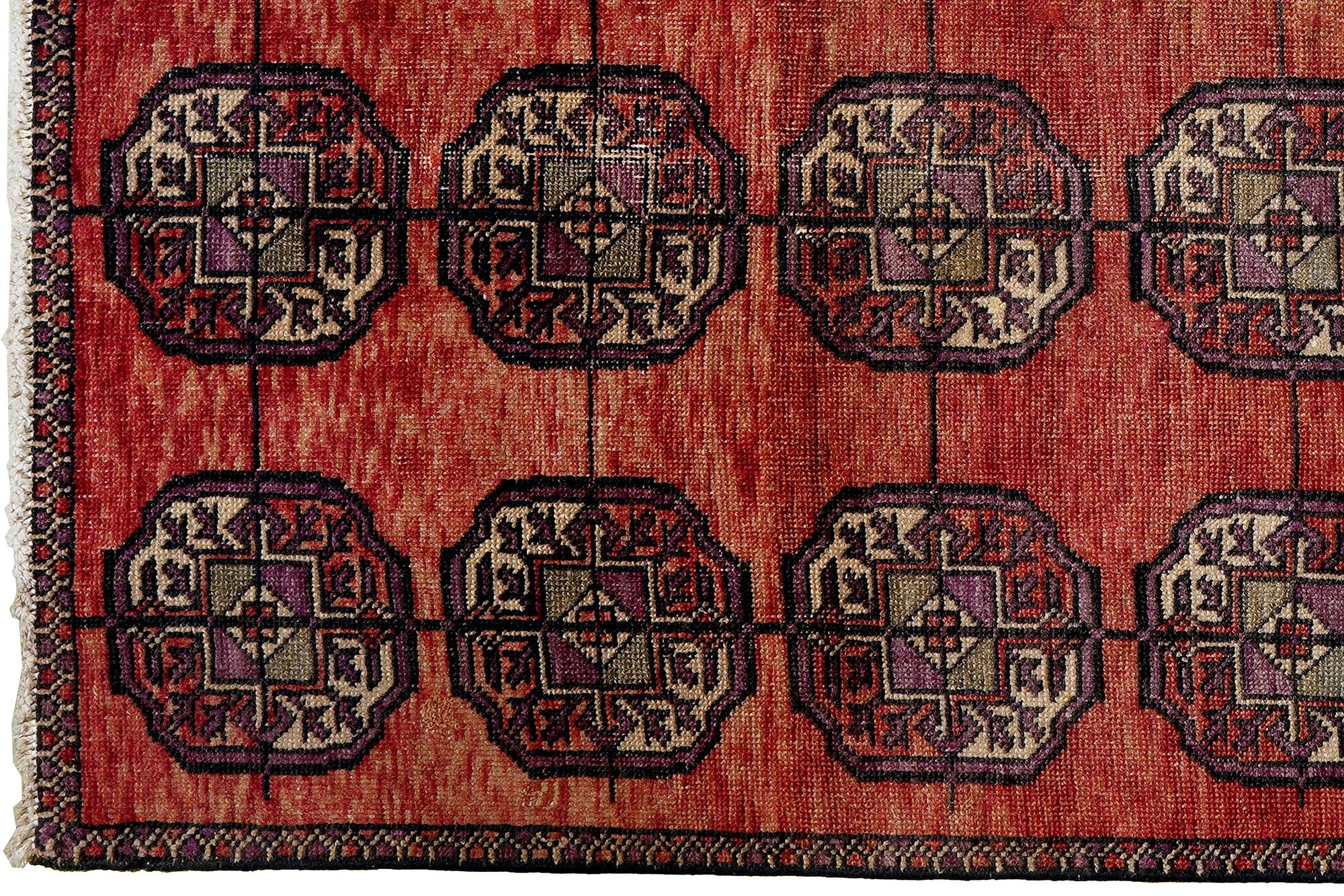 Heritage Kasra Teppich Wolle Braun 1