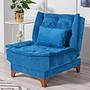 Kelebek Schlafsofa Set Holz Dunkelblau 4