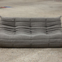 Togo Sofa 3-Sitzer Webstoff Warmgrau 0