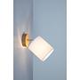 Aprillia I Wall lamp Cotton fabric Oak 1-light 3