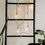 LED Lichterkette 10-flammig Klarglas Jute 5