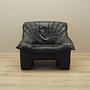 Armchair Leather Black 1960s 3