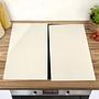 Herdabdeckplatte Kaschmir Sicherheitsglas Beige 3