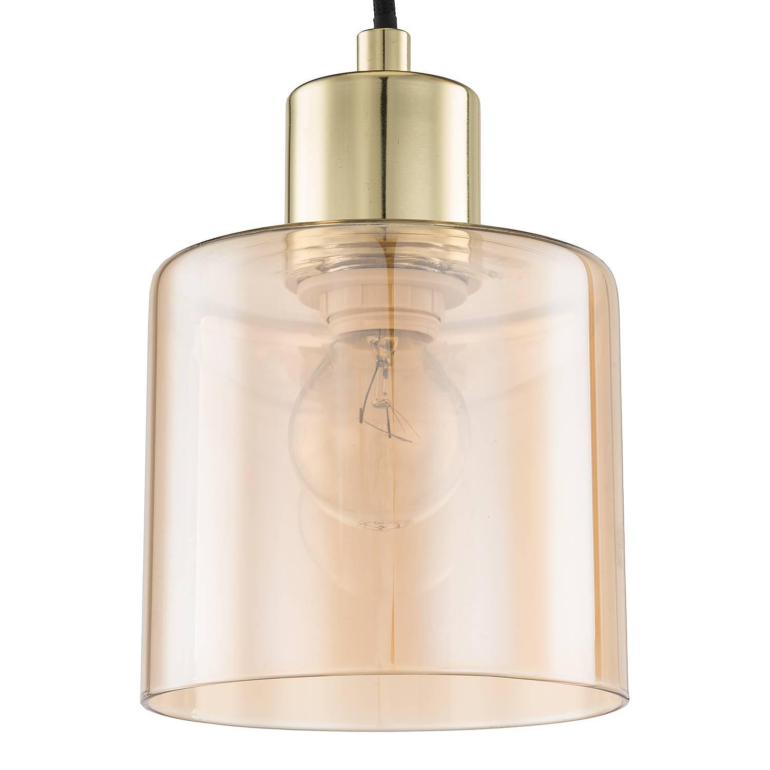 3-Flammig Pendelleuchte Kolind Metall Gold 2