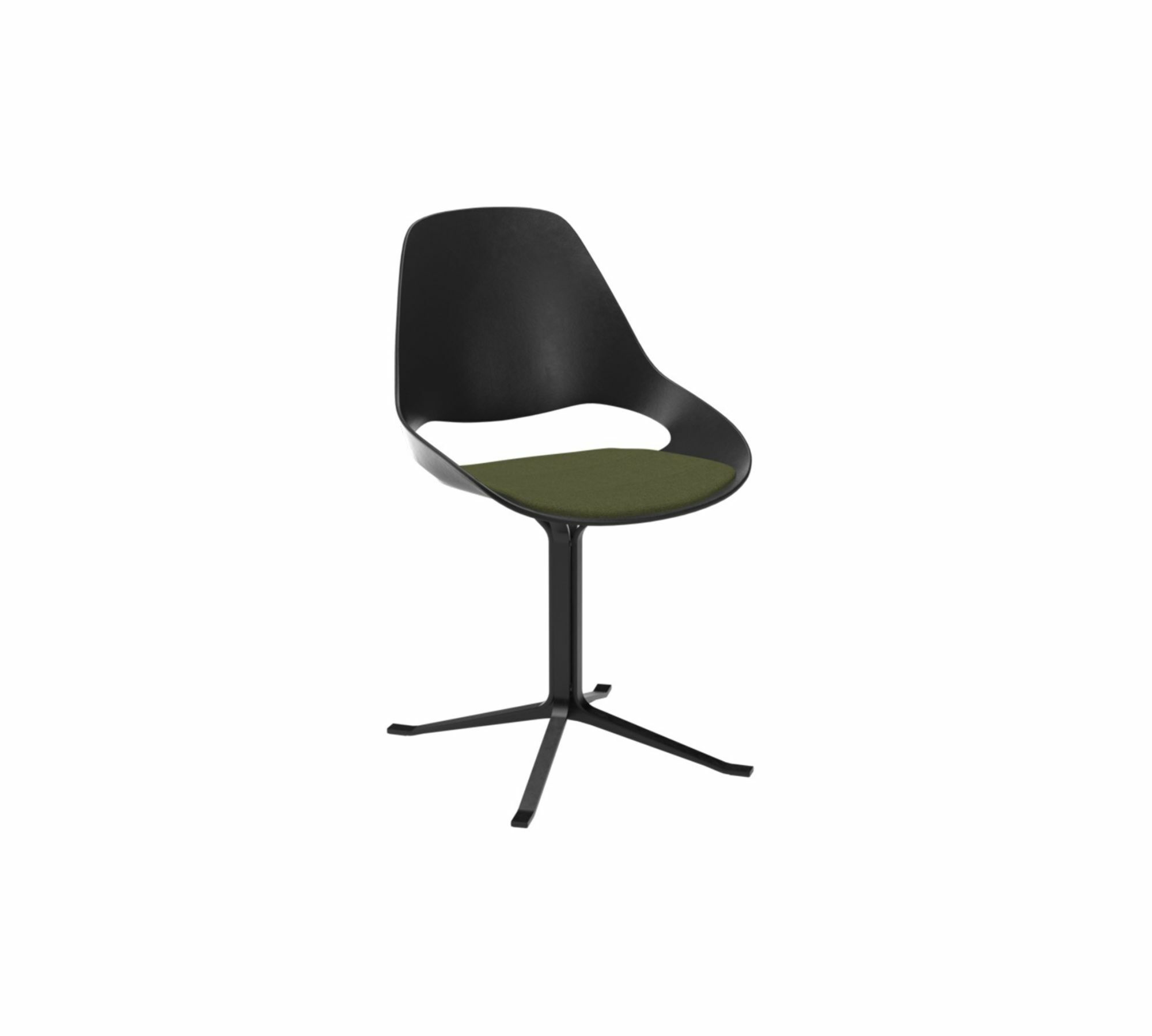 FALK Stuhl Stahl Pulverbeschichtet Kunststoff Kiefergrün 0