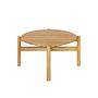 Majorelle Garden Table Wood Light Brown 60x60x37 cm 0
