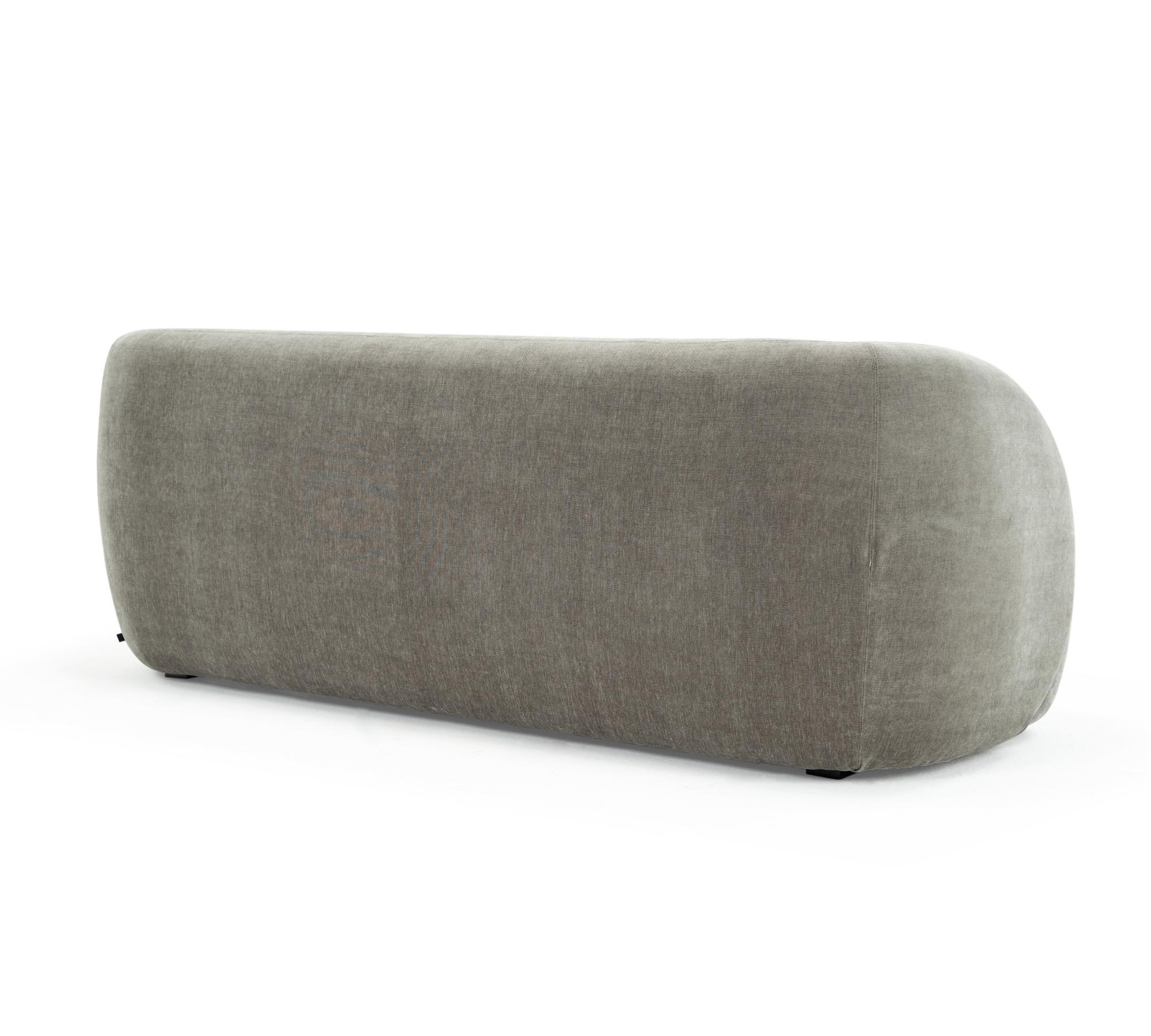 Award-Winning Paula Sofa 3-Sitzer Planet Grey Green 4