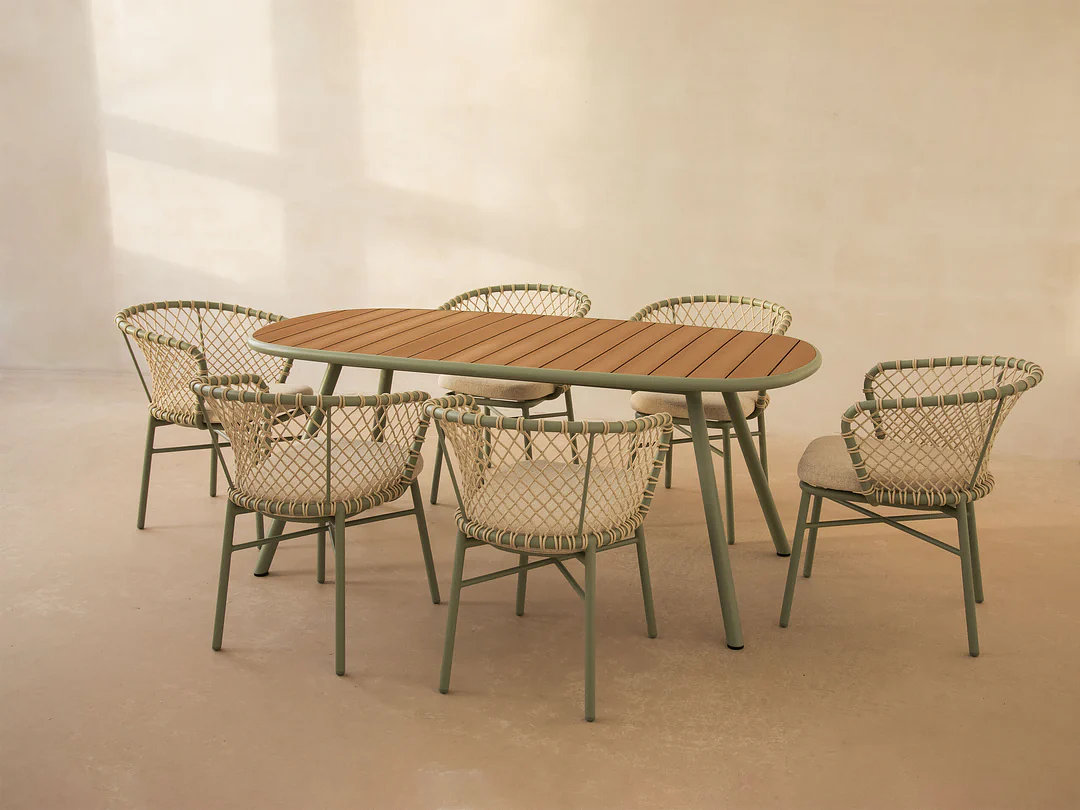 Canar Garden Chair Polyester Cream 60x57x75 cm 8