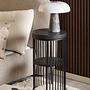 Mephisto Side Table Marble Black Ø35cm 2