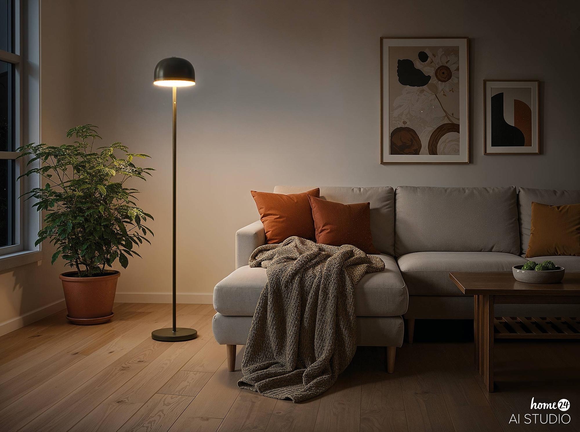 Brev Akku-Stehleuchte Dimmbar Grün 4