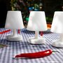 3x Edison The Mini Tischleuchte Kunststoff Weiß 1