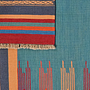 Kilim Gashgai Teppich Blau 4