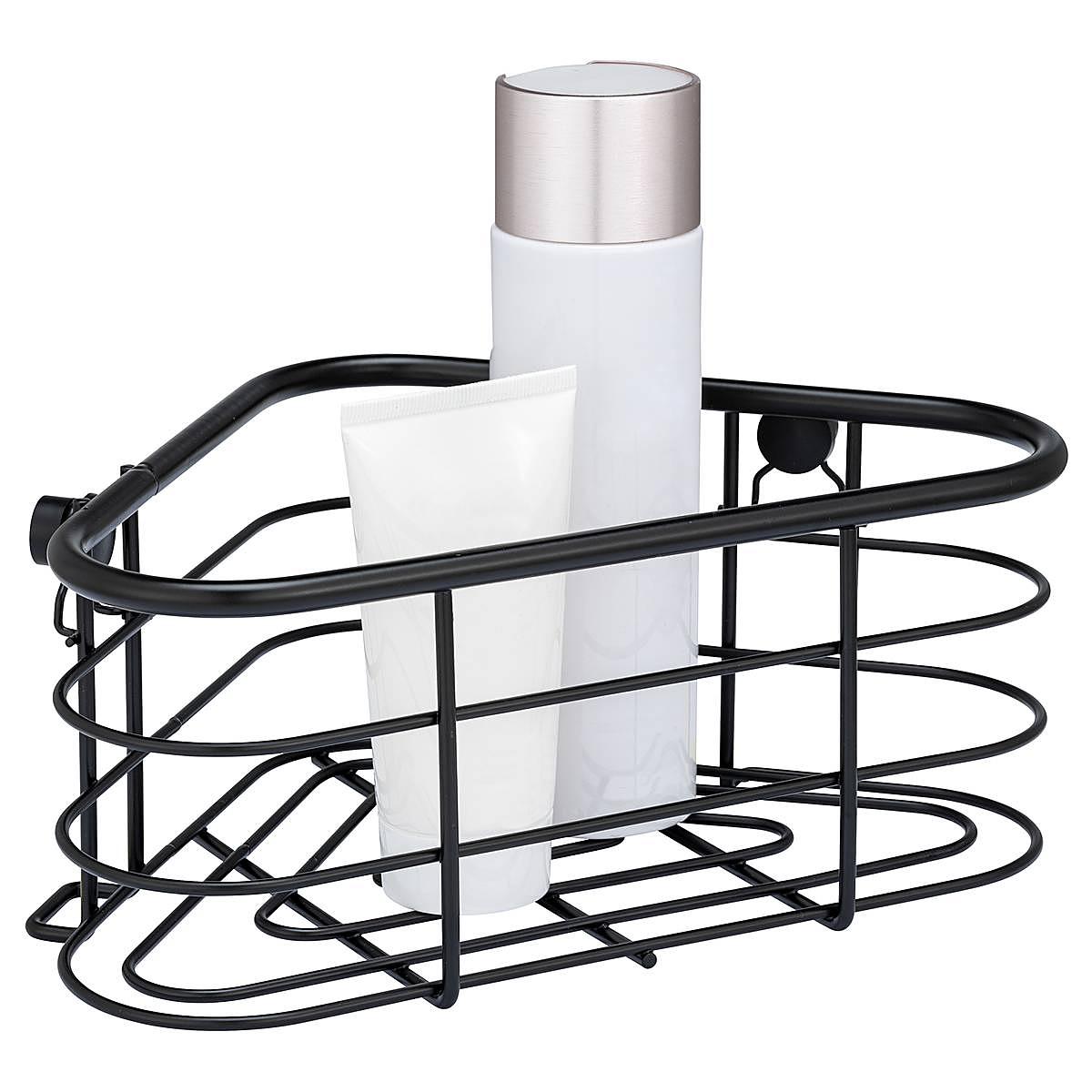 Corner shelf Trestina Stainless steel Black 1