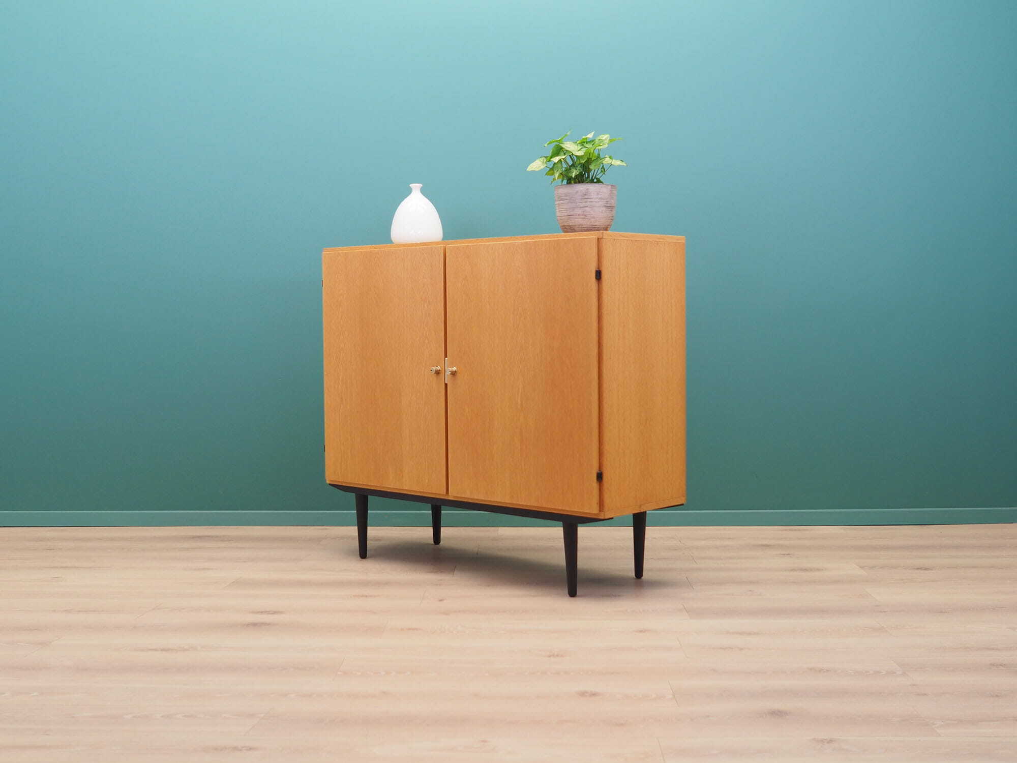 Vintage cabinet Ash wood Brown 1970s 3