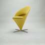 Panton Cone Chair Textil Gelb  2