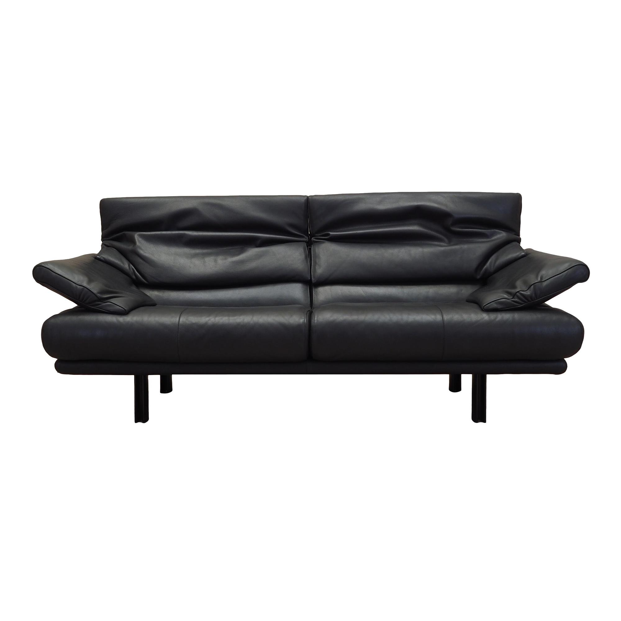 Alanda Sofa Leder 1980er Jahre 0