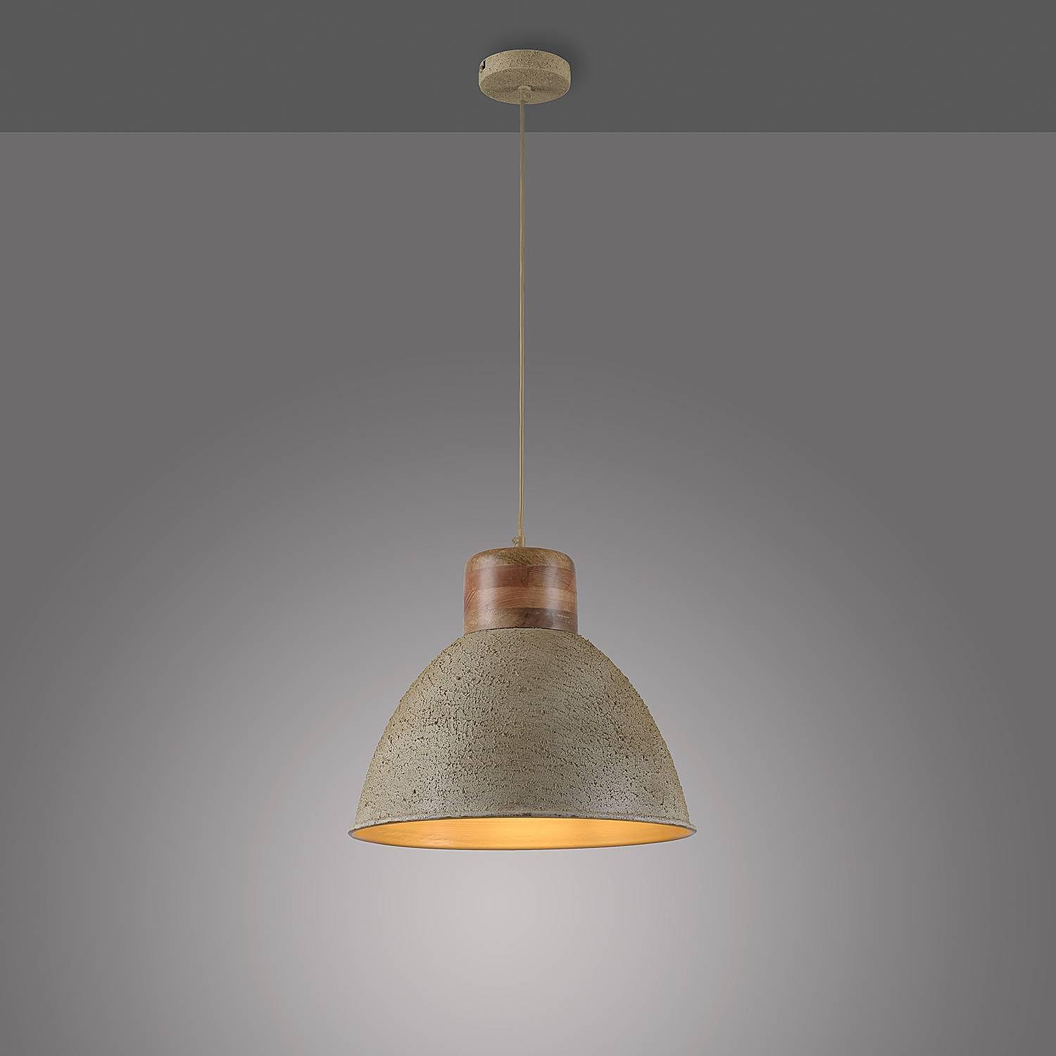 1-Flame Pendant Lamp Samia Iron 3